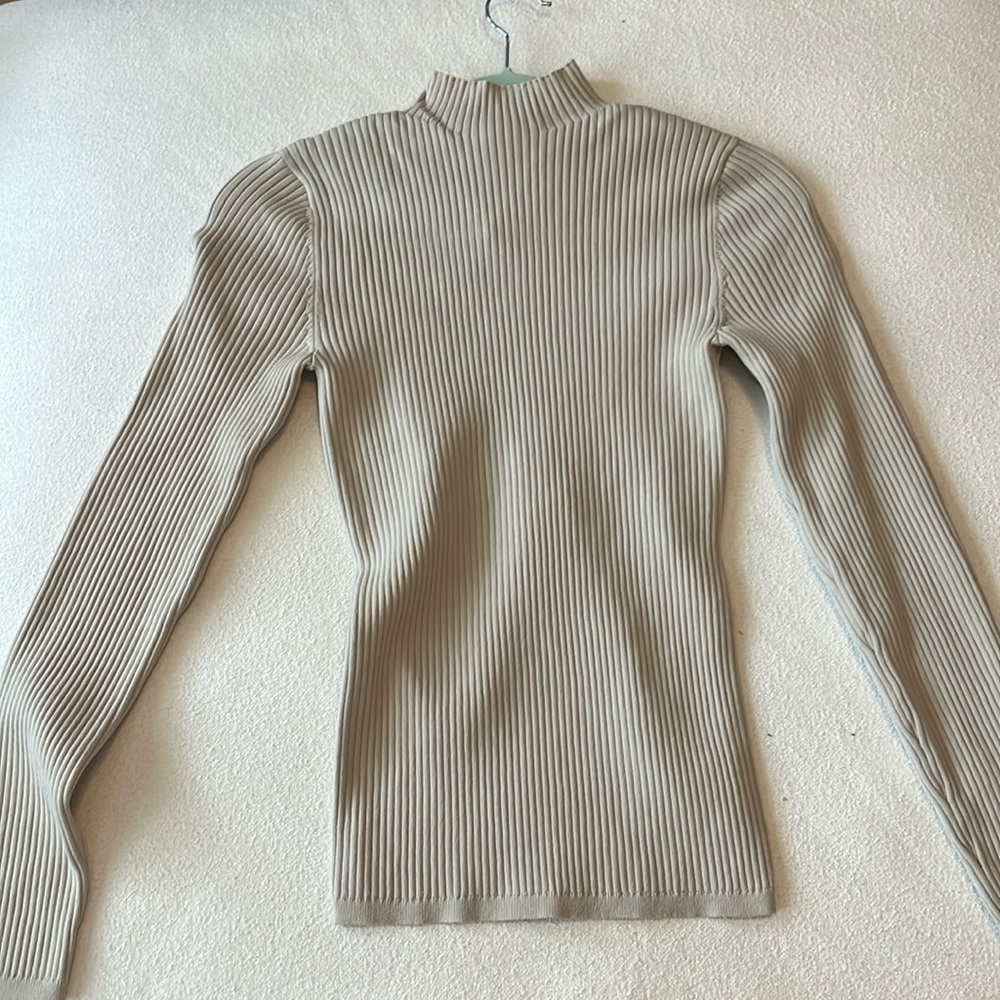 Babaton sculpt knit tie back sweater